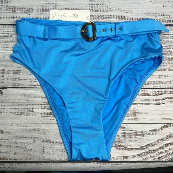 Sunshine 79 Size 2 Standard High Waist Pant Bikini Swimsuit Bottom High Cut - Picture 1 of 9